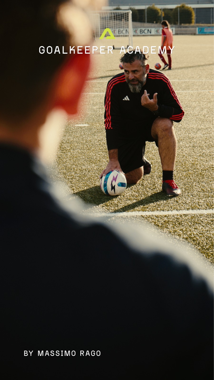Gardien de football en entraînement au Locle